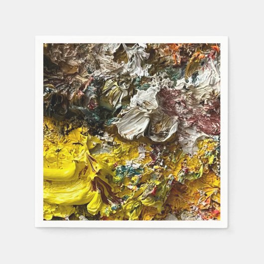 Artistisch palet #1 servet (Voorkant)