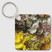 Artistisch palet #1 sleutelhanger (Voorkant)