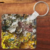 Artistisch palet #1 sleutelhanger (Achterkant)