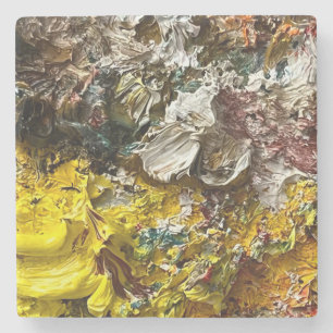 Artistisch palet #1 stenen onderzetter