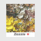 Artistisch palet #1 sticker (Vel)