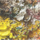 Artistisch palet #1 sticker (Voorkant)