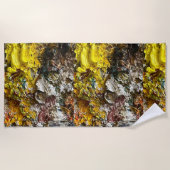 Artistisch palet #1 strandlaken (Voorkant)