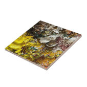 Artistisch palet #1 tegeltje (Zijkant)