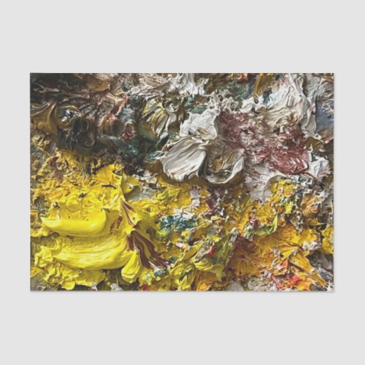 Artistisch palet #1 tissuepapier (Voorkant)