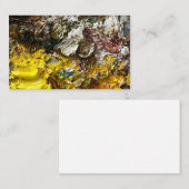 Artistisch palet #1 visitekaartje (Voorkant / Achterkant)