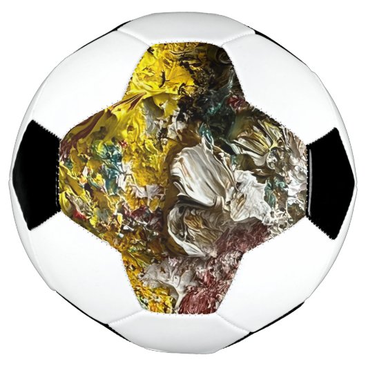 Artistisch palet #1 voetbal (Gedraaid)