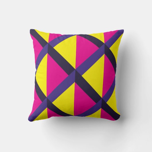 Artistisch patroon kussen (Achterkant)