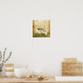 Artistisch  Poster met witte fantasy Castle (Keuken)