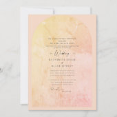 Artistisch roze en geel geometrisch Christelijk In Kaart (Voorkant)