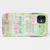 Artistisch spreekwoord 31:25 Case-Mate iPhone case (Achterkant (horizontaal))
