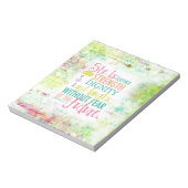 Artistisch spreekwoord 31:25 notitieblok (Linkerzijde)