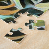 Artistisch veld van de digitale zonnebloemen legpuzzel (Zijkant)