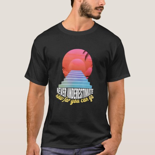 Artistisch verhitte Pleasant Quote T-shirt (Voorkant)