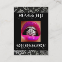 Artistisch visitekaartje invullen