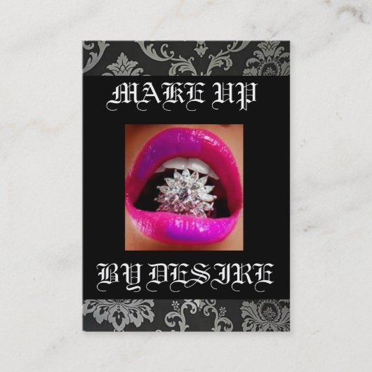 Artistisch visitekaartje invullen (Voorkant)