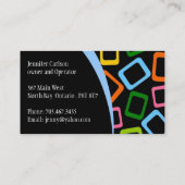 Artistisch Visitekaartje invullen (Achterkant)