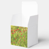 Artistisch weide Poppy Landschap Bedankdoosjes (Geopend)
