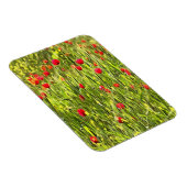 Artistisch weide Poppy Landschap Magneet (Rechterzijde)