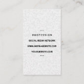 Artistisch wijnglas visitekaartje (Achterkant)