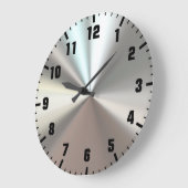 Artistisch zilveren metaal grote klok (Hoek)