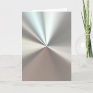 Artistisch zilveren metaal kaart