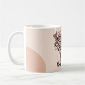 Artistische Boho Botanische Koffiekop Tweekleurige Koffiemok (Links)