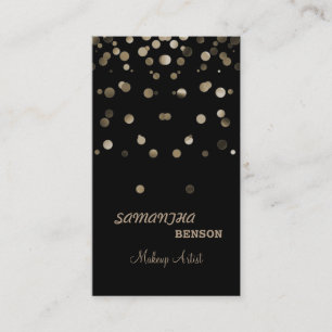 Artistische Mode Gloed Glitter Sparkle Gold Visitekaartje