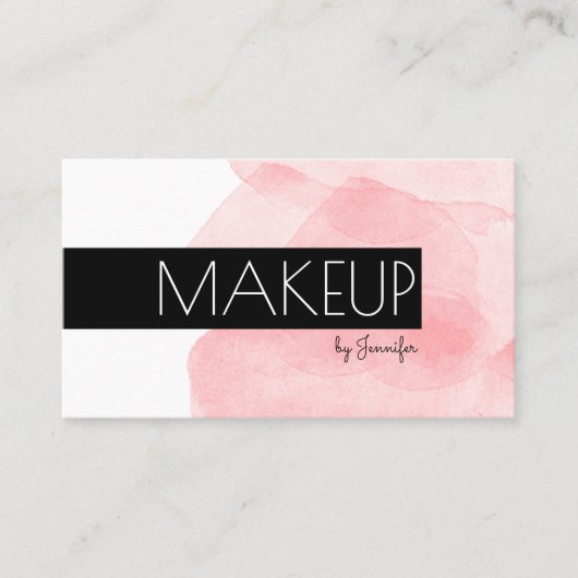 Artistische moderne, minimalistische sociale media visitekaartje (Voorkant)