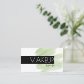 Artistische moderne, minimalistische sociale media visitekaartje (Staand voorkant)