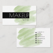 Artistische moderne, minimalistische sociale media visitekaartje (Voorkant / Achterkant)