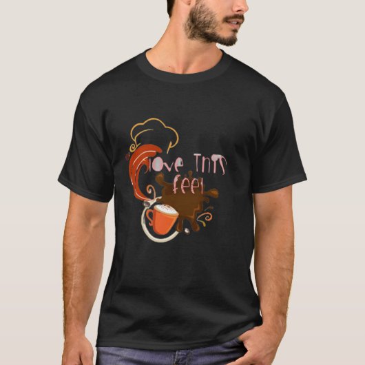 Artistry in Motion: Uniek T-shirt Design" (Voorkant)
