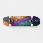 Artistry on Wheels - Levendig Abstract Mozaïek Persoonlijk Skateboard (Horizontaal)