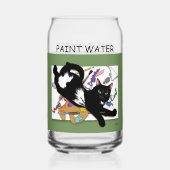 Artist's Black Cat Blikvorm Glas (Voorkant)