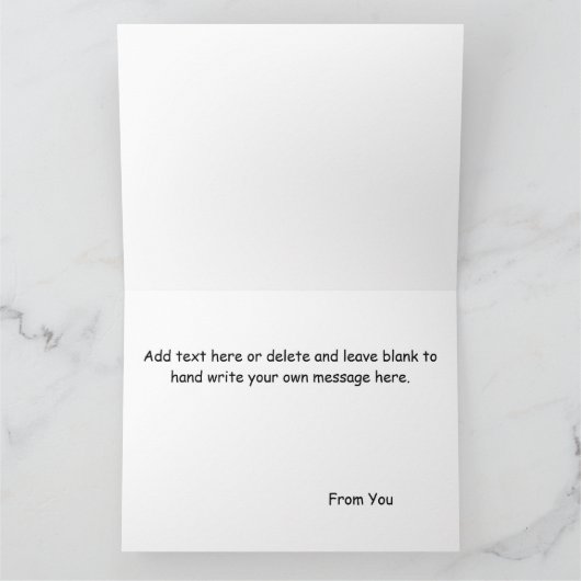 Artist's Black Cat Kaart (Binnen)