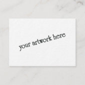 Artists' Blank ACEO Miniature Art Kaarten w COA Visitekaartje (Voorkant)