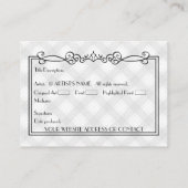 Artist's Blank ACEO Miniature Art Kaarten w COA Visitekaartje (Achterkant)