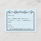 Artist's Blank ACEO Miniature Art Kaarten w COA Visitekaartje (Achterkant)