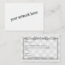 Artists' Blank ACEO Miniature Art Kaarten w COA