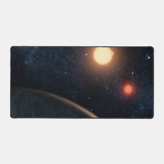 Artist's Concept Illustrating Kepler-16b. Bureaumat (Voorkant)