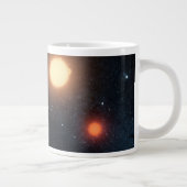 Artist's Concept Illustrating Kepler-16b. Grote Koffiekop (Rechts)