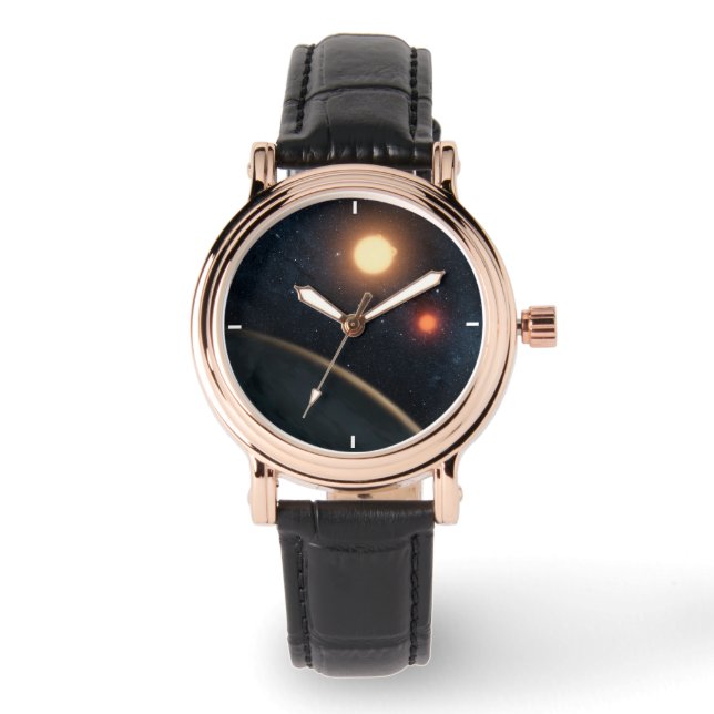 Artist's Concept Illustrating Kepler-16b. Horloge (Voorkant)