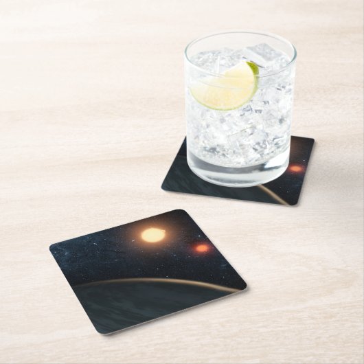 Artist's Concept Illustrating Kepler-16b. Kartonnen Onderzetters (Insitu)