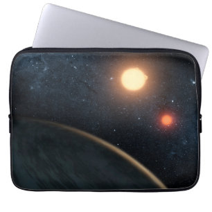 Artist's Concept Illustrating Kepler-16b. Laptop Sleeve