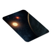 Artist's Concept Illustrating Kepler-16b. Magneet (Rechterzijde)