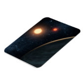 Artist's Concept Illustrating Kepler-16b. Magneet (Linkerzijde)