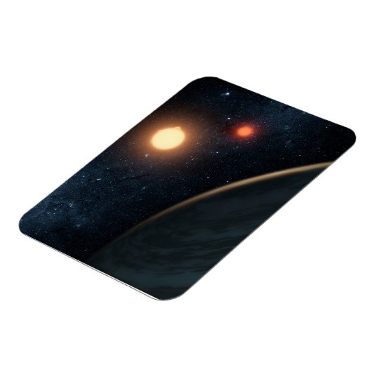 Artist's Concept Illustrating Kepler-16b. Magneet (Linkerzijde)