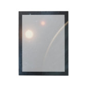 Artist's Concept Illustrating Kepler-16b. Notitieblok (Linkerzijde)