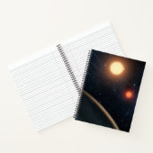 Artist's Concept Illustrating Kepler-16b. Notitieboek (Binnen)