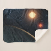 Artist's Concept Illustrating Kepler-16b. Sherpa Deken (Voorkant (horizontaal))